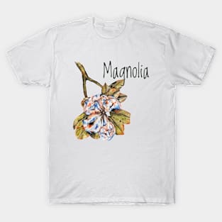 Large white magnolia 2 T-Shirt